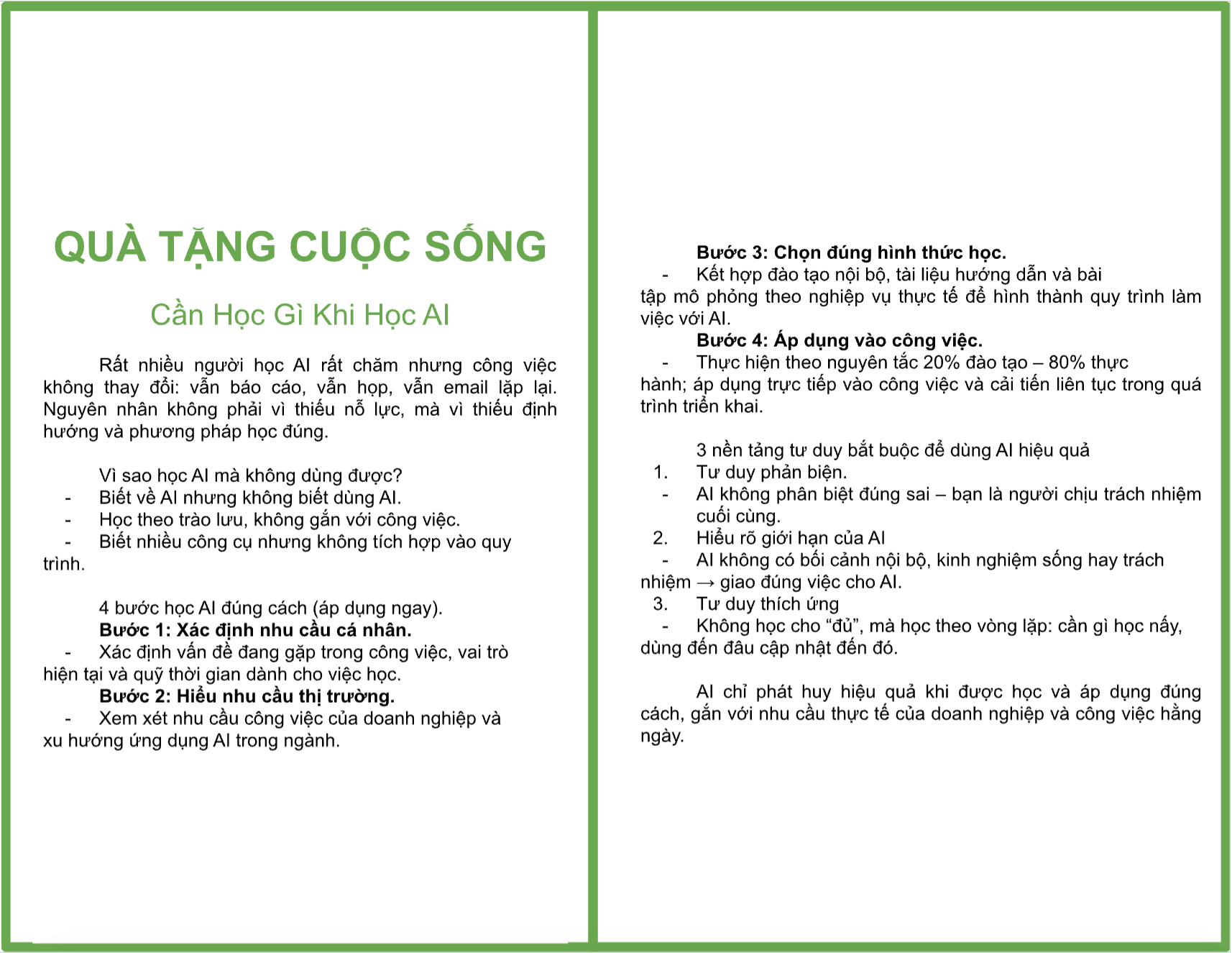 Quà Tặng Cuộc Sống